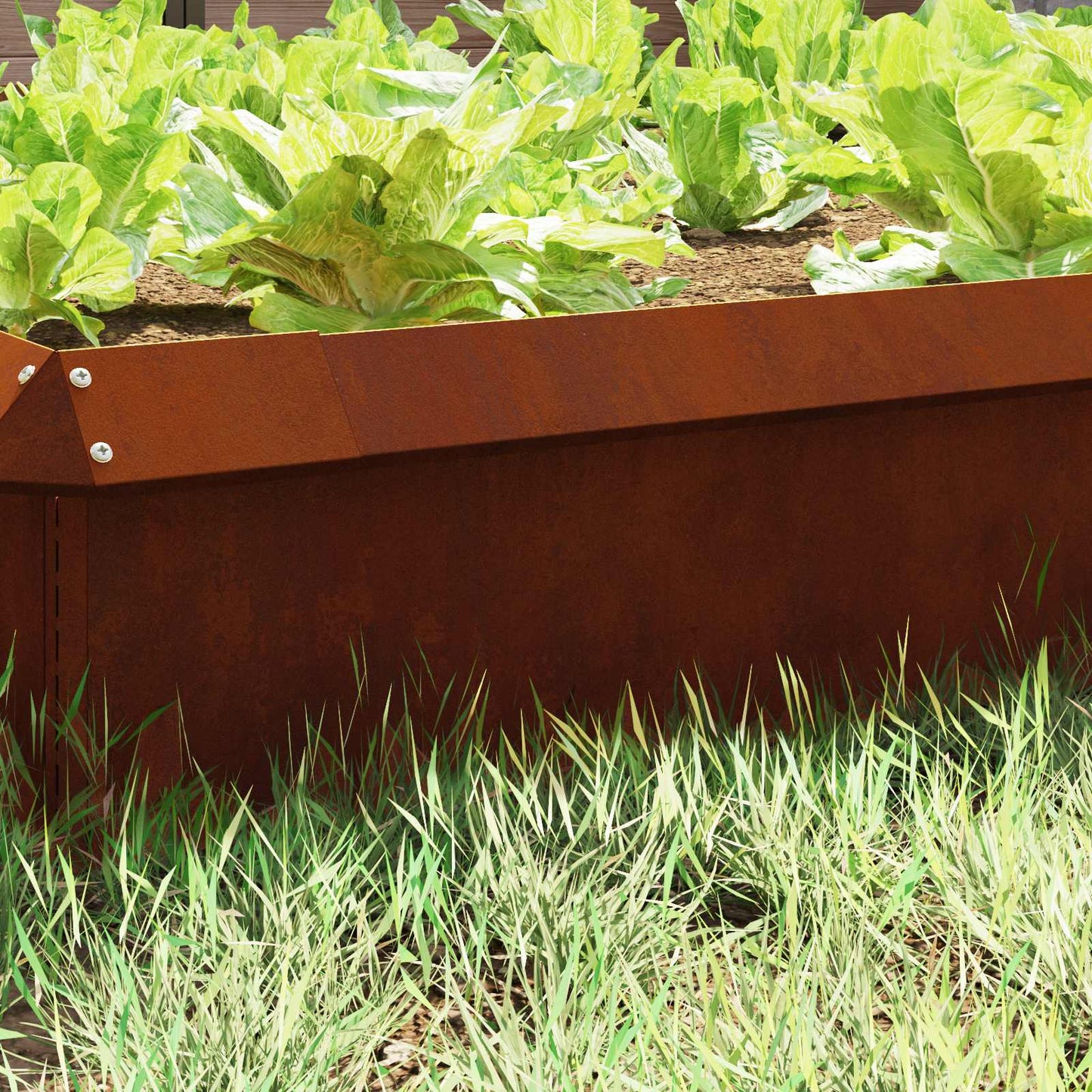 Vidaxl portail escargot rouillé 100 x 3,5 x 25 cm acier corten