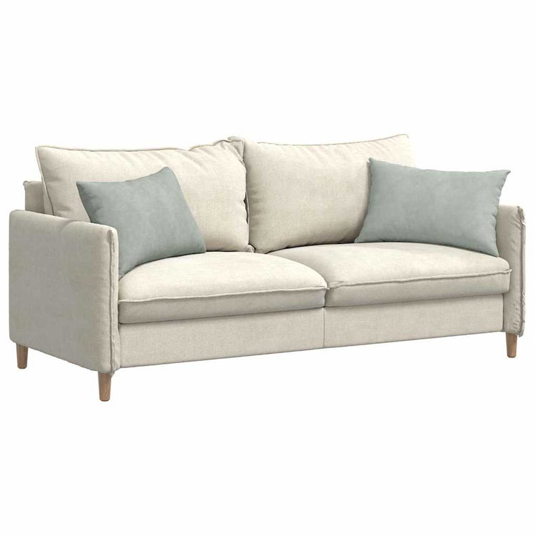 VidaXL coussins de canapé 2 pièces gris clair 60 x 40 cm tissu corde