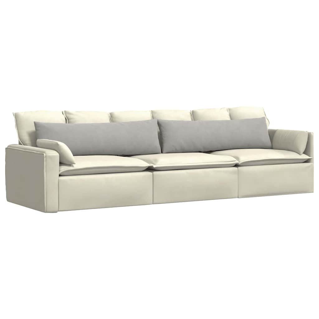 VidaXL coussins de canapé 2 pièces tissu gris clair 145 x 40 cm