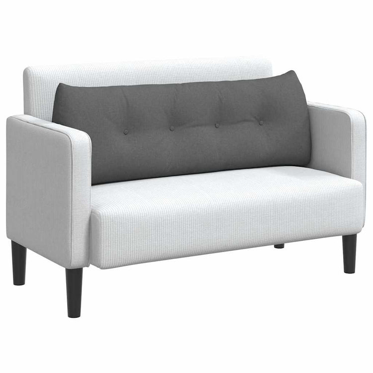 Vidaxx coussin de dossier gris foncé 140 x 24 x 50 cm tissu