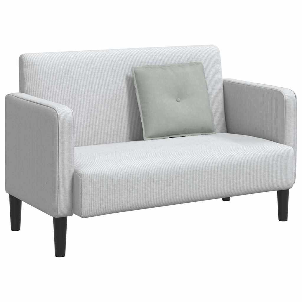 Vidaxx coussin de dossier gris clair 50 x 45 cm tissu corde