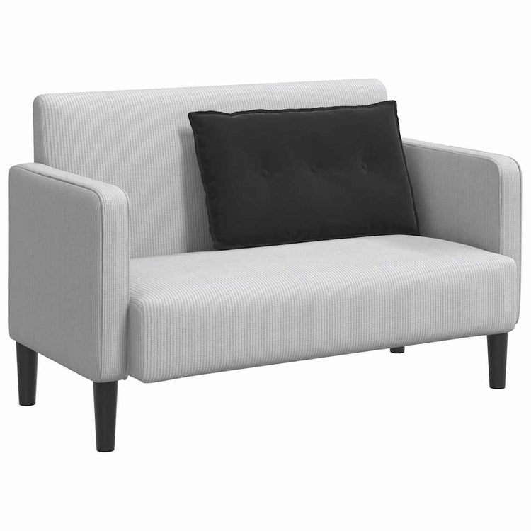 Vidaxx coussin de dossier noir 80 x 50 cm tissu corde