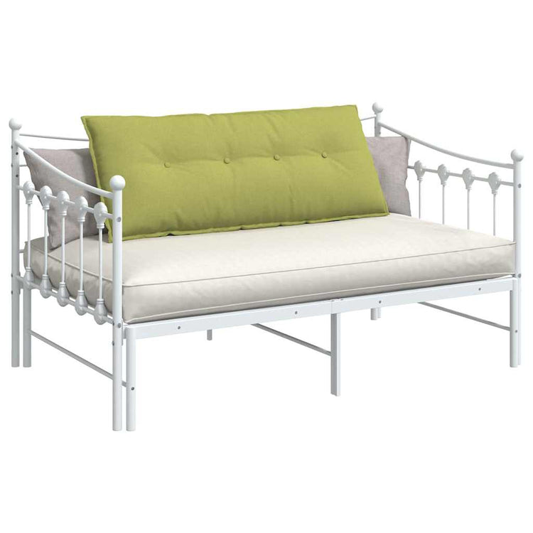 Vidaxx coussin de dossier vert clair 120 x 19 x 50 cm tissu