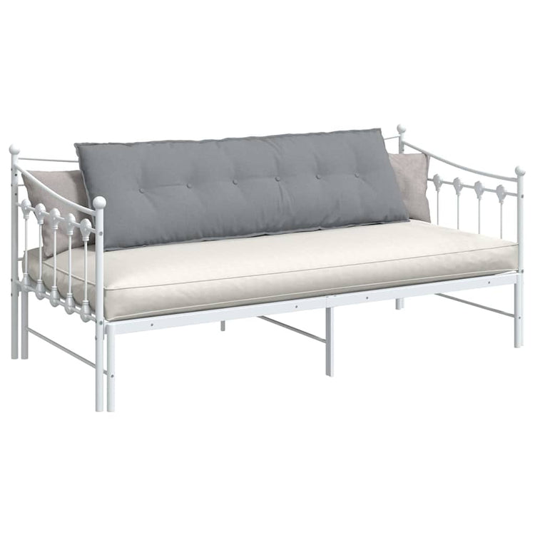 Vidaxx coussin de dossier gris clair 160 x 19 x 50 cm tissu
