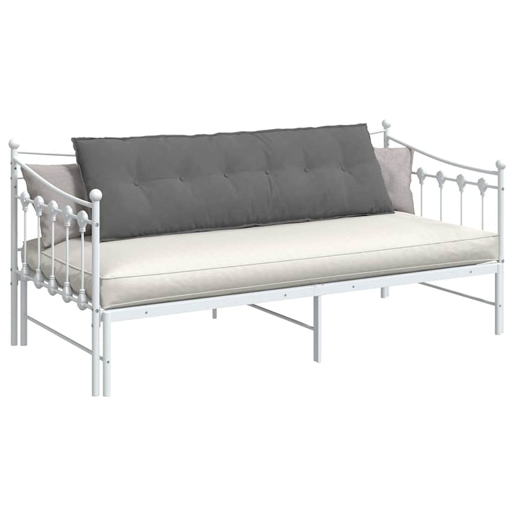 Vidaxx coussin de dossier gris foncé 160 x 50 cm tissu microfibre