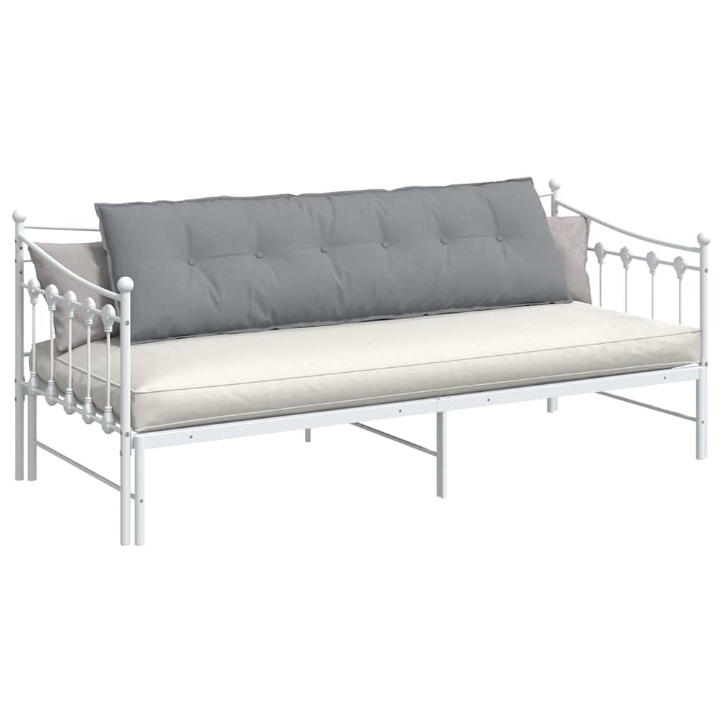 Vidaxx coussin de dossier gris clair 180 x 19 x 50 cm tissu
