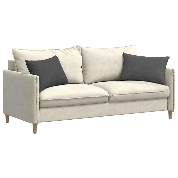 VidaXL coussins de canapé 2 pièces tissu corde gris foncé 60 x 40 cm