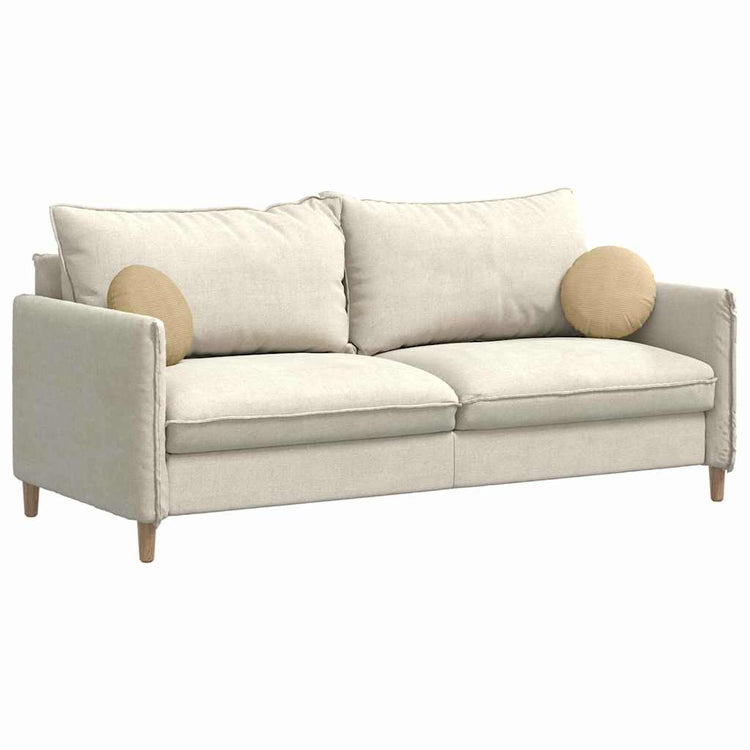 Vidaxx coussins d'assise 2 pcs gris vert ø 30 cm tissu coton