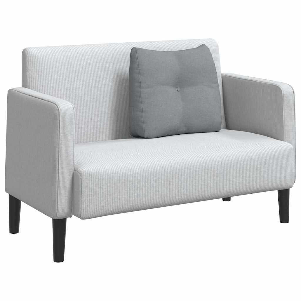 Vidaxx coussin de dossier gris clair 60 x 24 x 50 cm tissu