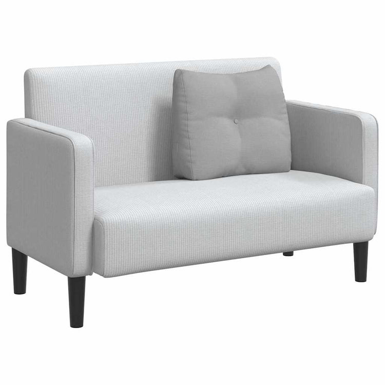 Vidaxx coussin de dossier gris nuage 60 x 24 x 50 cm tissu