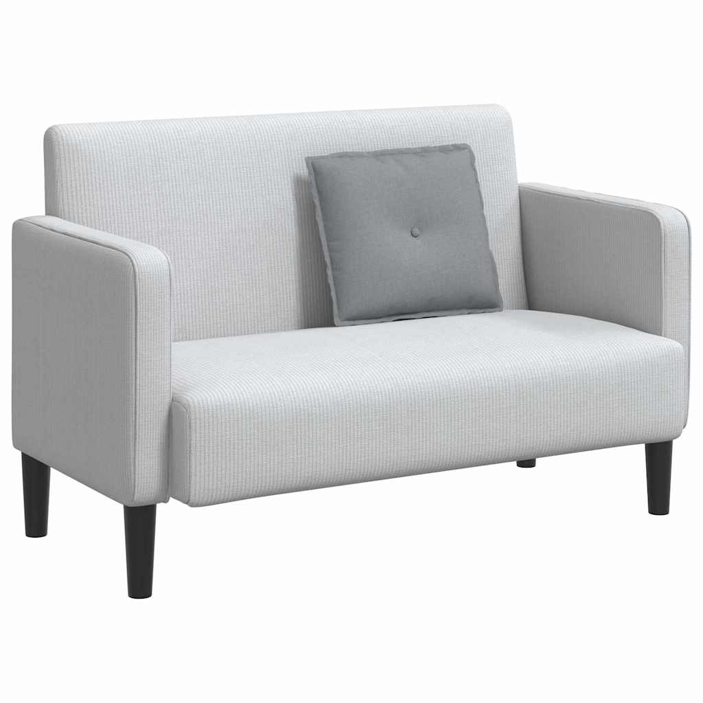 Vidaxx coussin de dossier gris clair 50 x 19 x 45 cm tissu