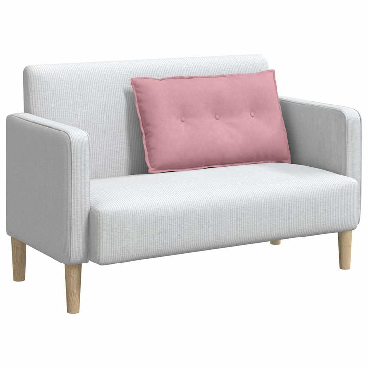 Vidaxx coussin de dossier rose 80 x 50 cm tissu corde