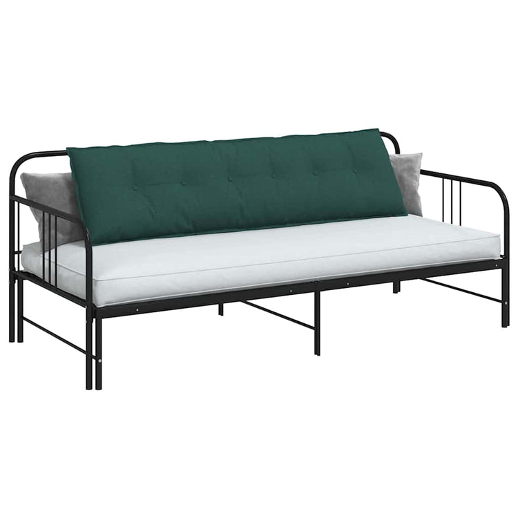 Vidaxx coussin de dossier vert foncé 180 x 19 x 50 cm tissu