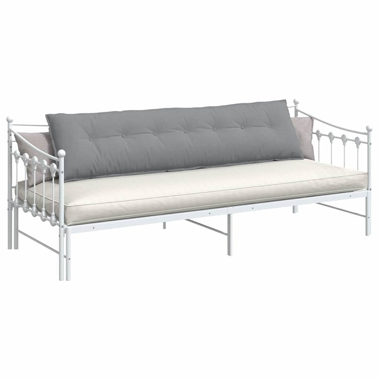 Vidaxx coussin de dossier gris clair 200 x 19 x 50 cm tissu