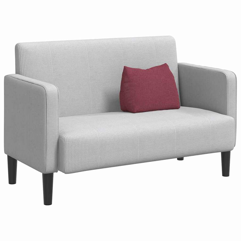 Vidaxx coussin de dossier rouge vin 45 x 20 x 35 cm tissu