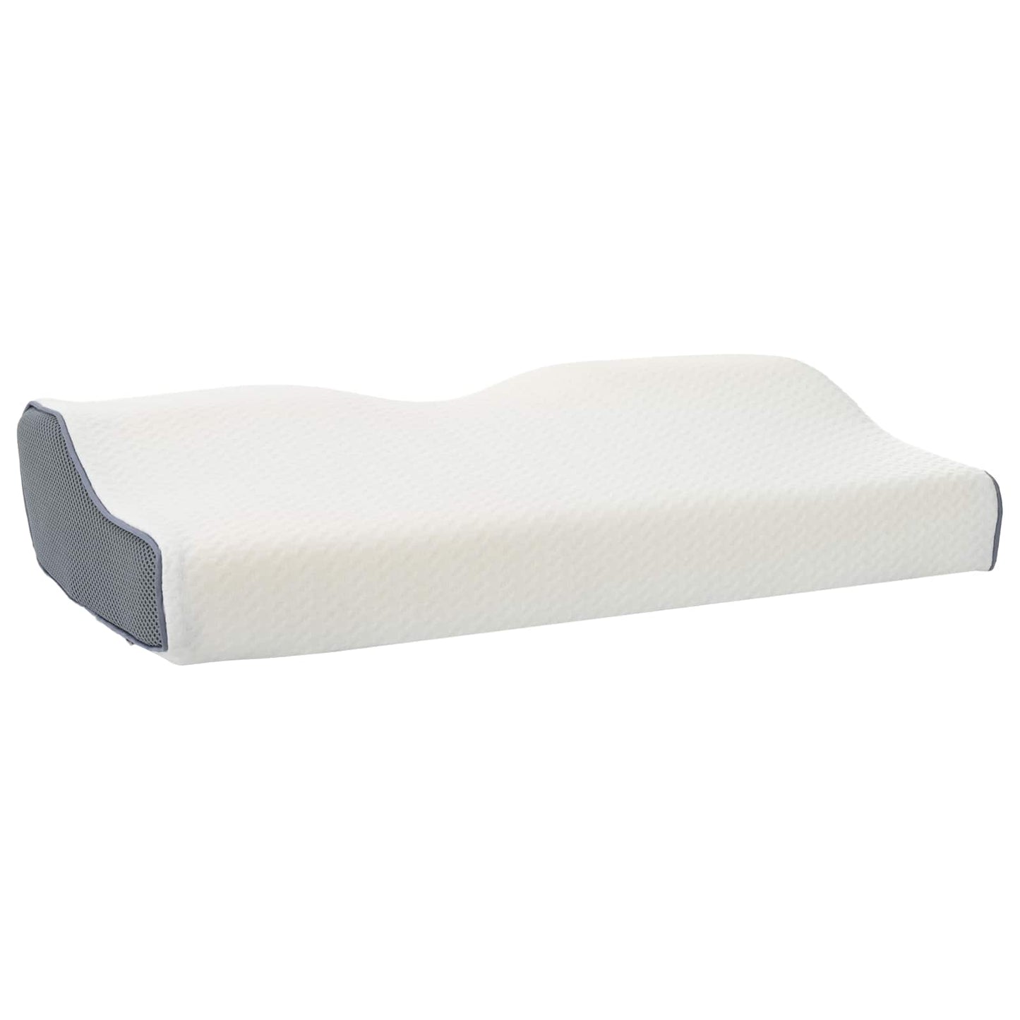 Vidaxxl oreiller avec coussin blanc 60 x 34 x 11 cm polyester