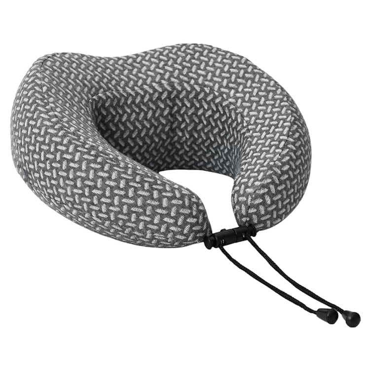 Vidaxx oreiller de voyage pour le cou gris 30 x 28 x 14 cm polyester