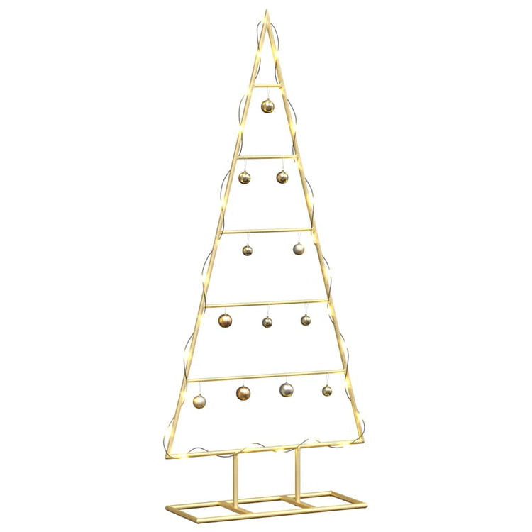 Sapin de Noël en métal Vidaxx avec or standard 90 cm en acier thermolaqué