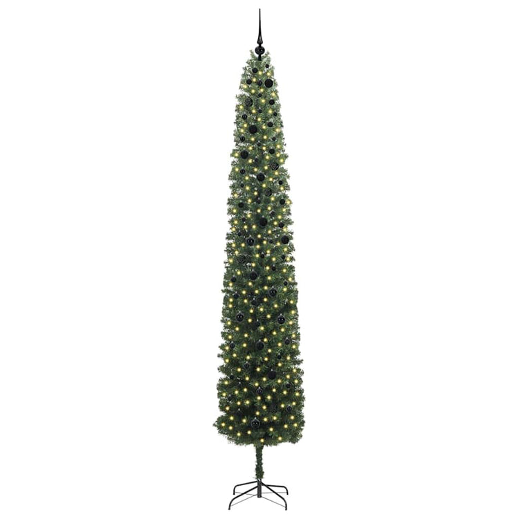 Vidaxx sapin de Noël artificiel vert 300 cm PVC et acier et plastique