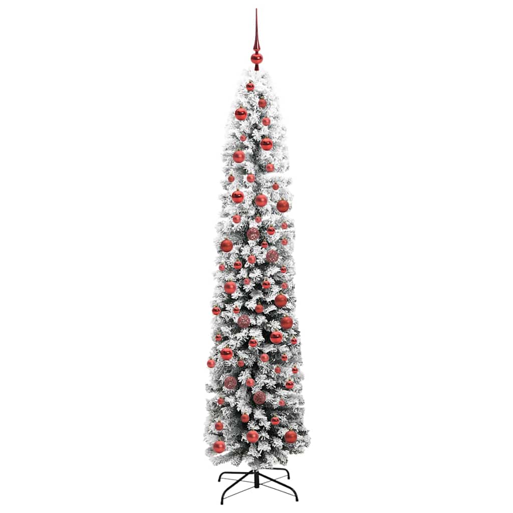 Vidaxx sapin de Noël artificiel vert 180 cm PVC et acier et plastique