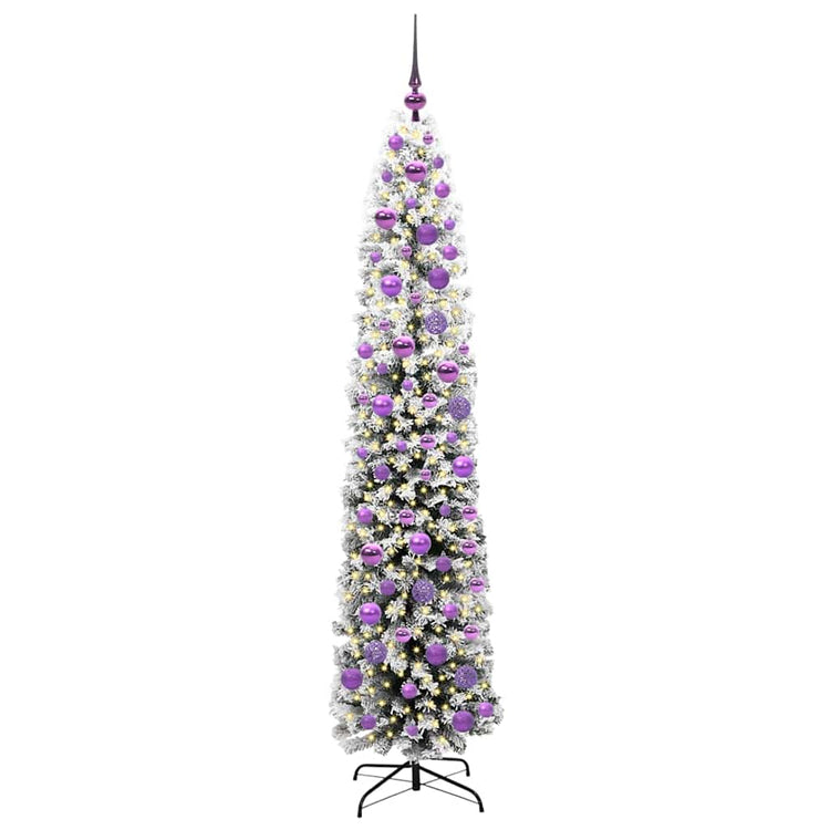 Vidaxx sapin de Noël artificiel vert 180 cm PVC et acier et plastique