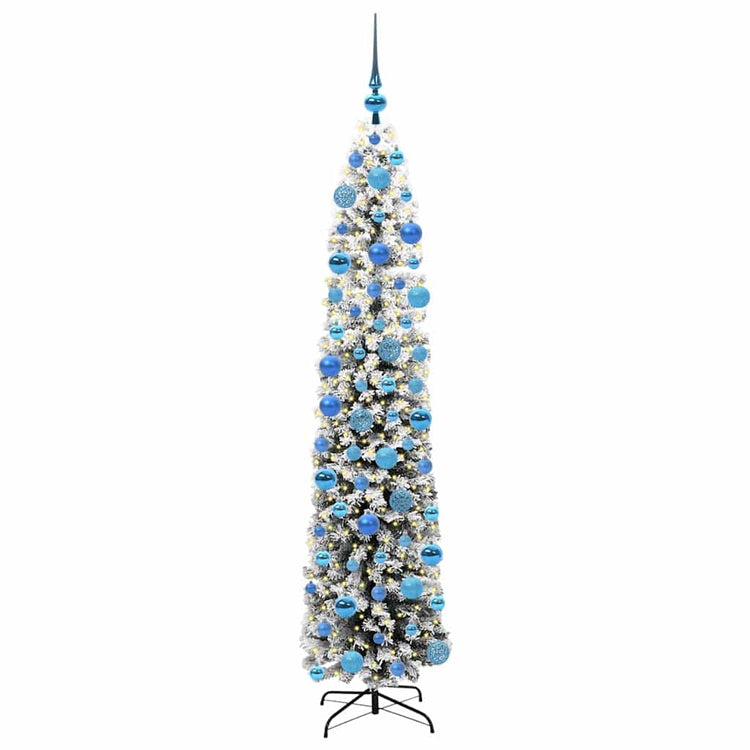 Vidaxx sapin de Noël artificiel vert 180 cm PVC et acier et plastique