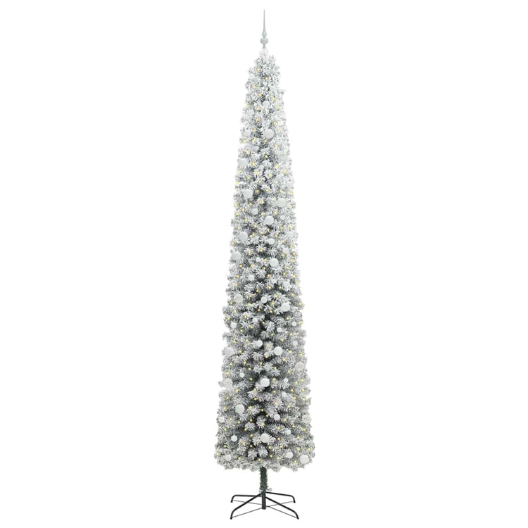 Vidaxx sapin de Noël artificiel vert 270 cm PVC et acier et plastique