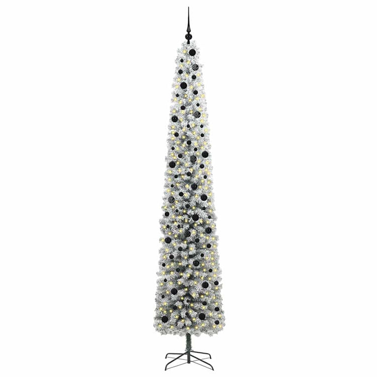 Vidaxx sapin de Noël artificiel vert 300 cm PVC et acier et plastique