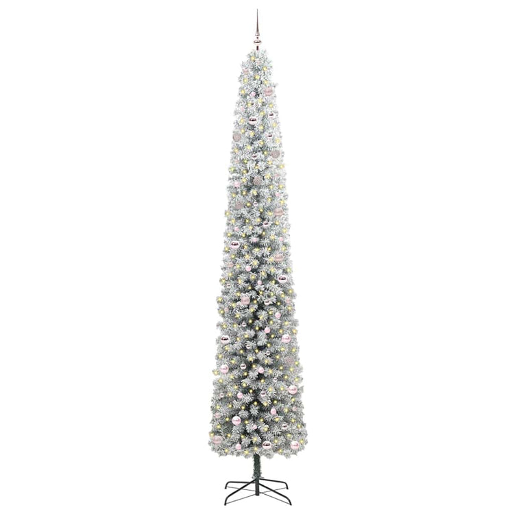 Vidaxx sapin de Noël artificiel vert 300 cm PVC et acier et plastique