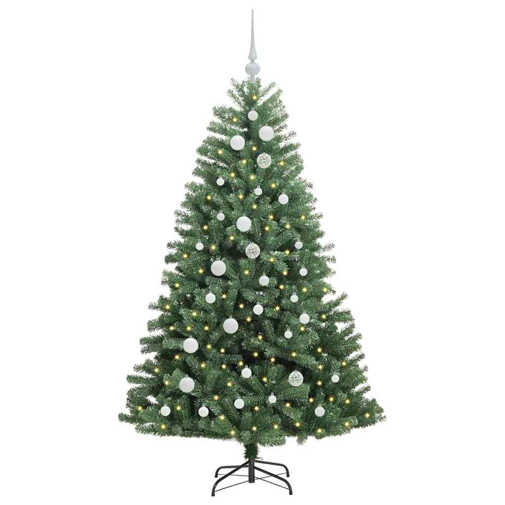 Vidaxx sapin de Noël artificiel pliant vert 150 cm PVC et métal