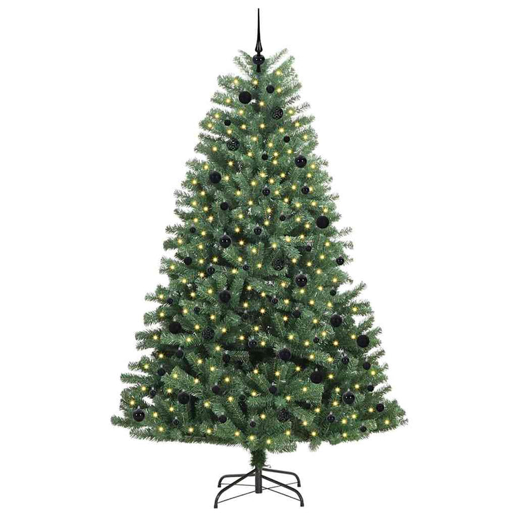 Vidaxx sapin de Noël artificiel pliant vert 240 cm PVC et métal