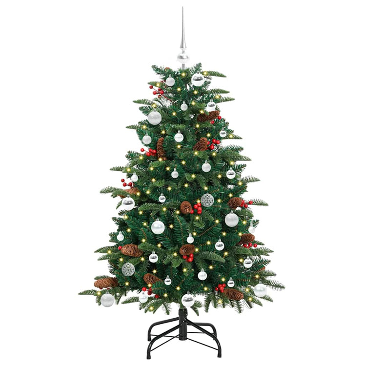 Vidaxx sapin de Noël artificiel vert 150 cm PVC et métal et plastique
