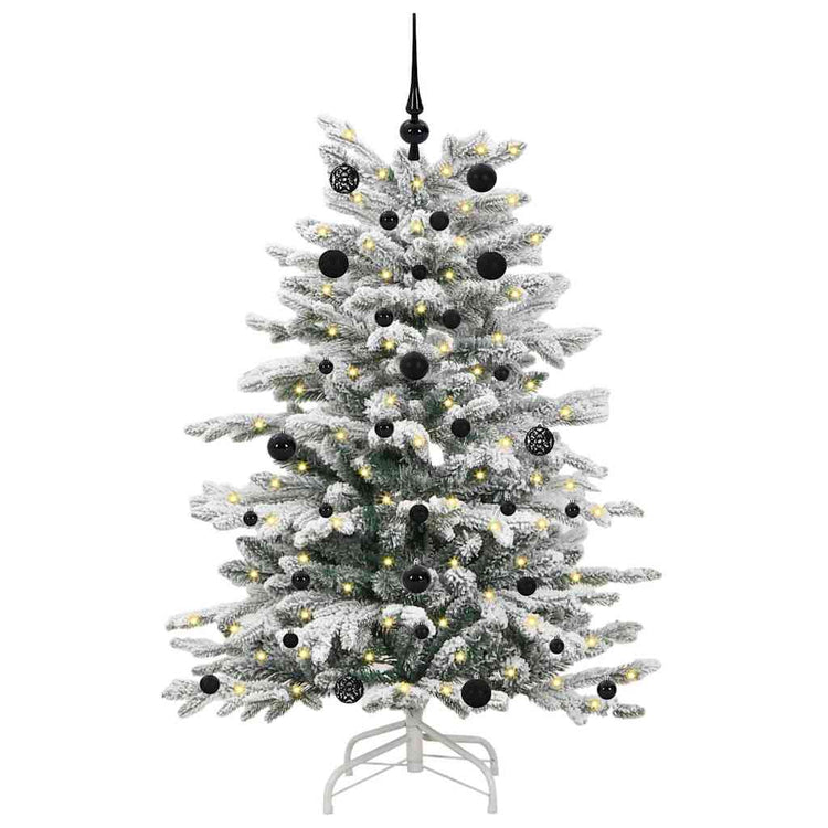Vidaxx sapin de Noël artificiel pliant blanc 150 cm PE et PVC