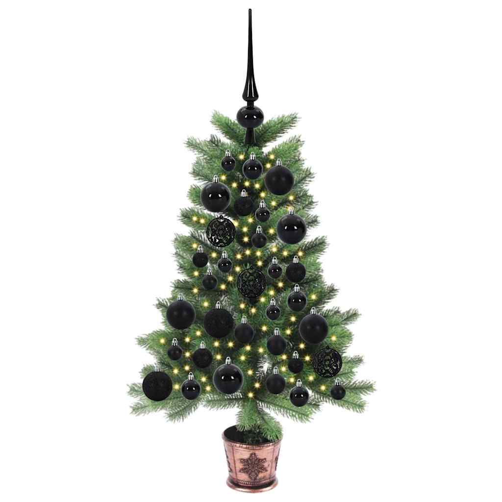 VidaXL Sapin de Noël avec 150 LED avec standard vert 65 cm PE