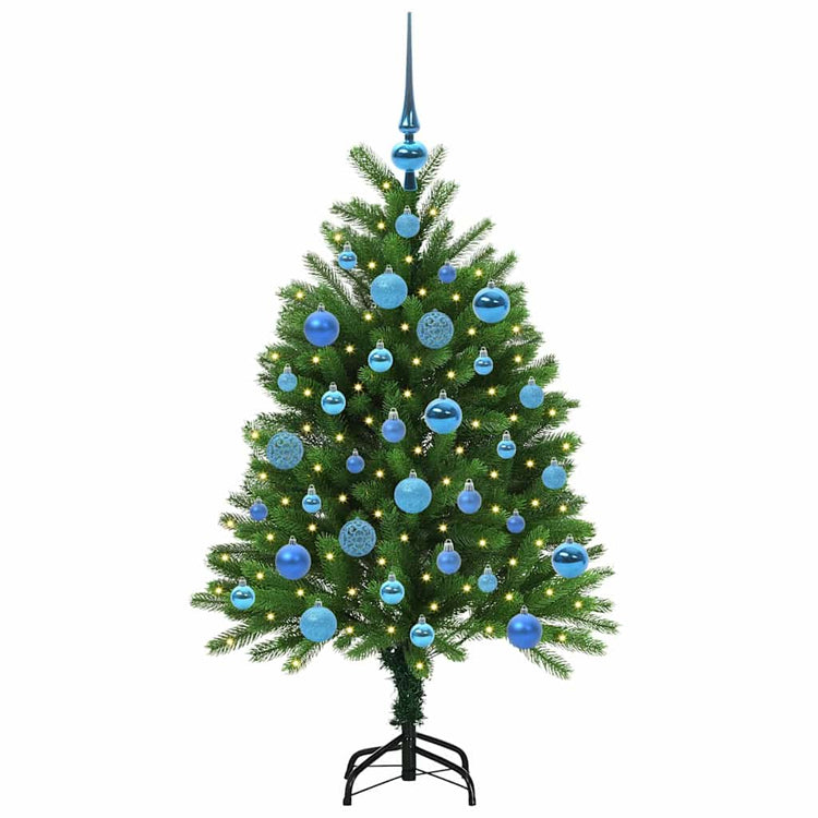 VidaXL Sapin de Noël avec 150 LED avec standard vert 120 cm PE