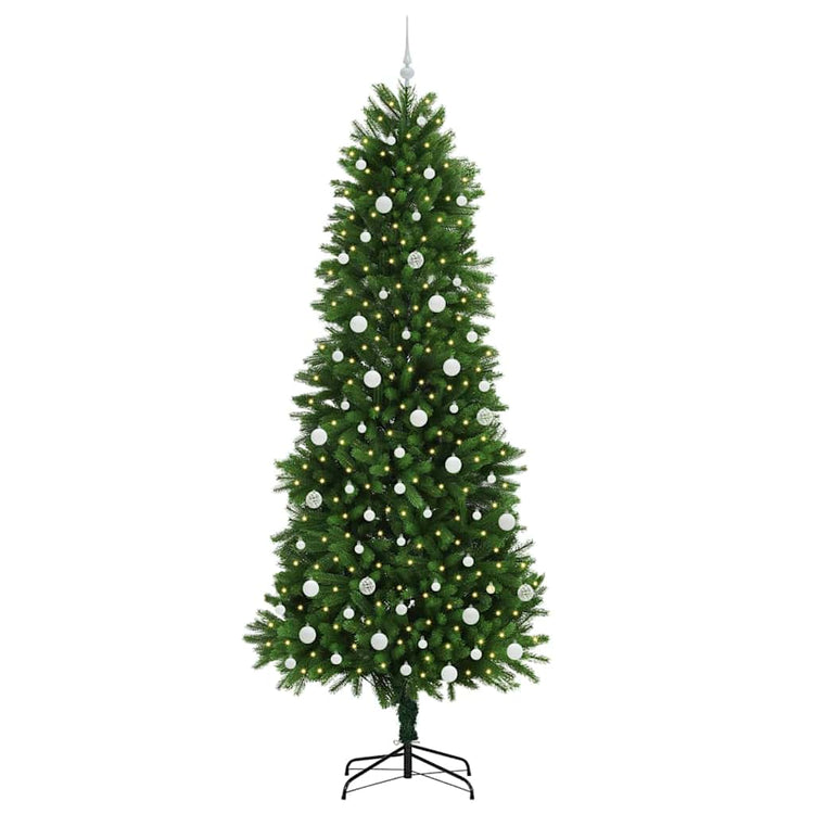 VidaXL Sapin de Noël avec 300 LED avec standard vert 240 cm PE