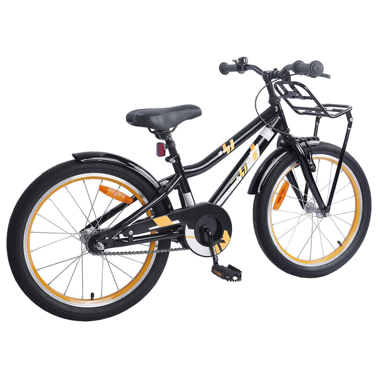 VidaXL vélo enfant 20 pouces pour 6-11 ans orange noir