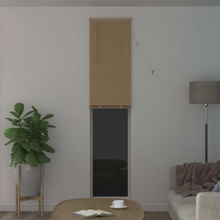 Vidaxx store vénitien marron clair avec motif 213 x 60 cm PVC
