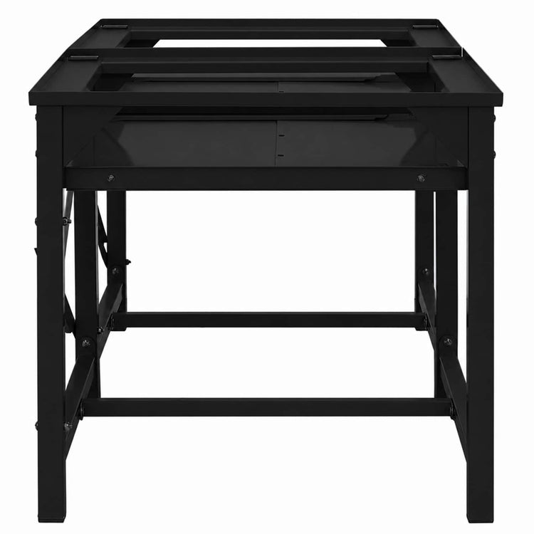 Vidaxx socle pour machine à laver 2 pcs noir 120 x 56 x 52 cm acier