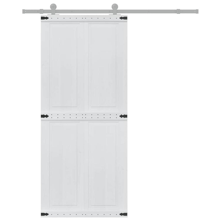 Vidaxx porte corona blanc 90 x 210 cm bois d'ingénierie