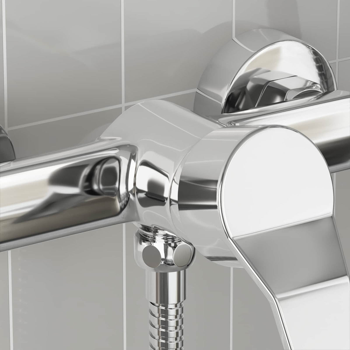 Vidaxx mitigeur de douche chrome g 1 2 pouces laiton