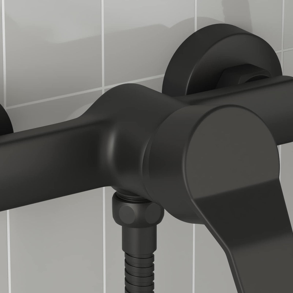 Vidaxx mitigeur de douche noir g 1 2 pouces cuivre