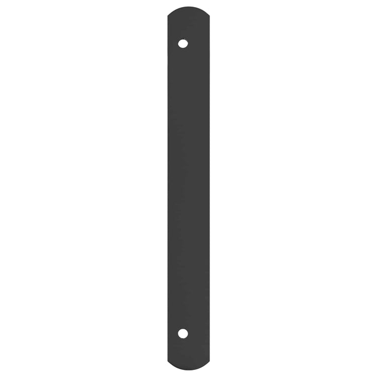 Vidaxx grille de fenêtre noir 176 x 30 cm en acier thermolaqué