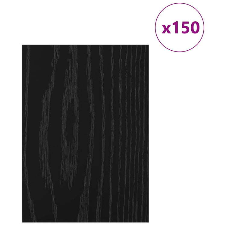 Vidaxx panneaux décoratifs 150 pcs chêne noir 21 x 30 x 0,27 cm bois d'ingénierie