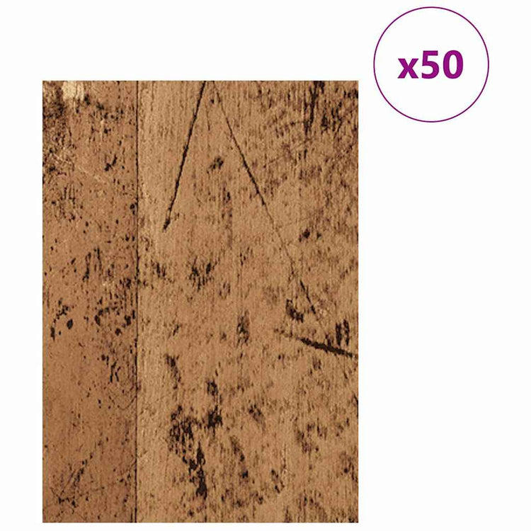 Vidaxx panneaux décoratifs 50 pcs vieux bois 30 x 42 x 0,27 cm bois d'ingénierie