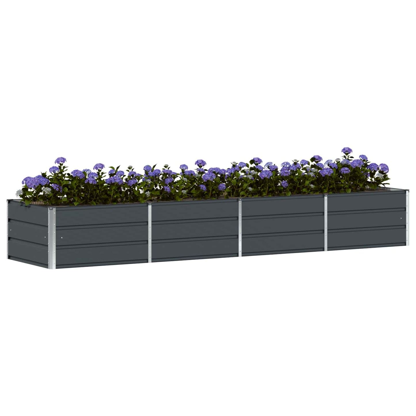 Vidaxx jardinière anthracite 320 x 80 x 45 cm acier
