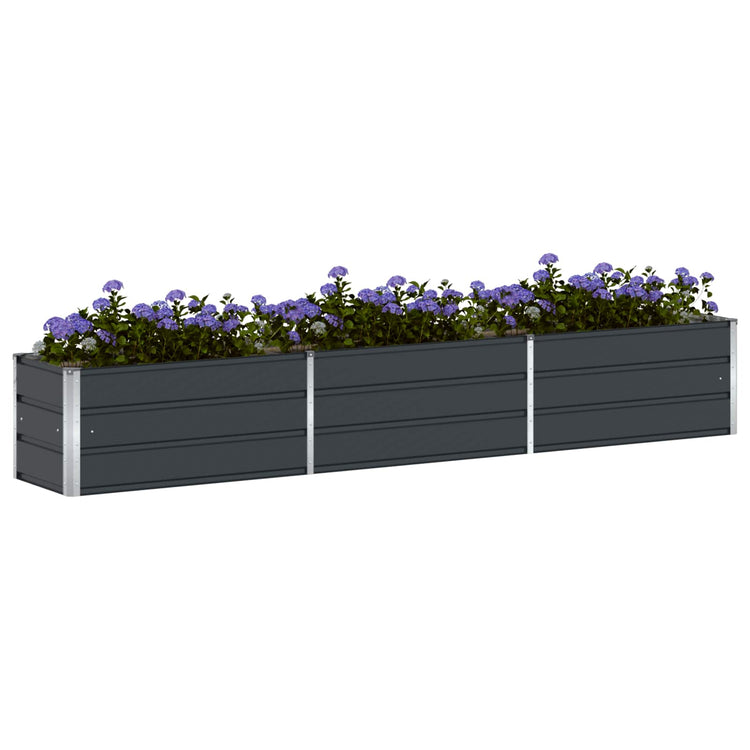 Vidaxx jardinière anthracite 480 x 50 x 45 cm acier galvanisé