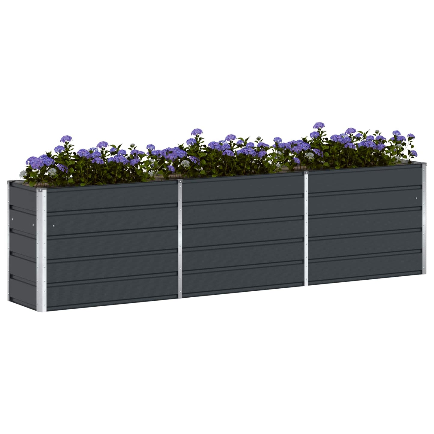 Vidaxx jardinière anthracite 480 x 50 x 45 cm acier galvanisé