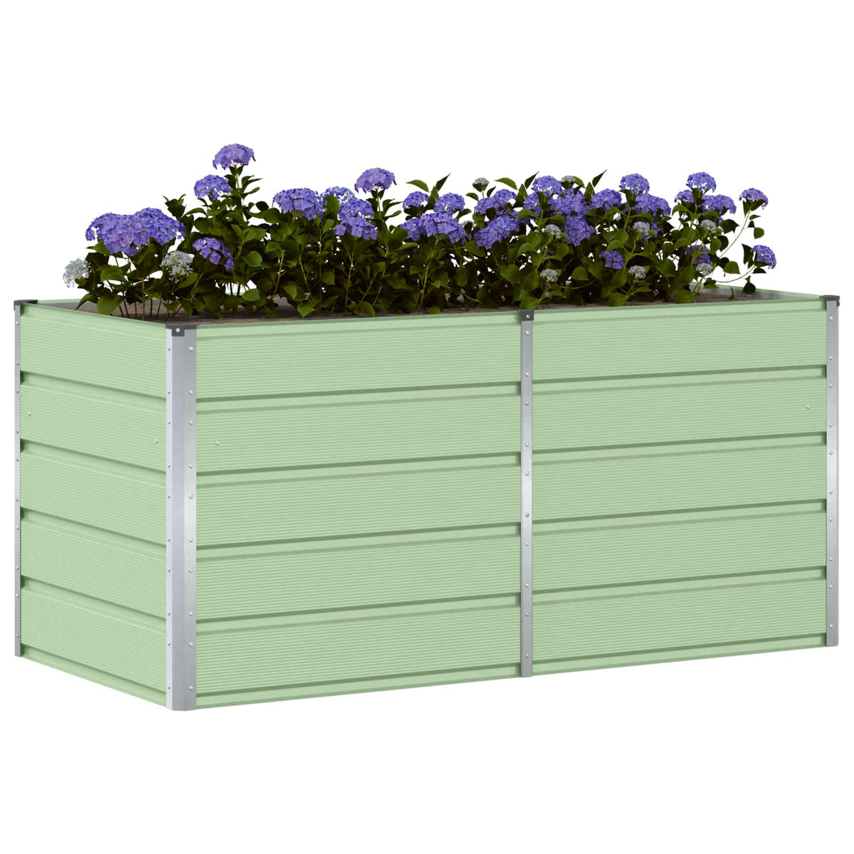Vidaxx jardinière vert 160 x 80 x 75 cm acier
