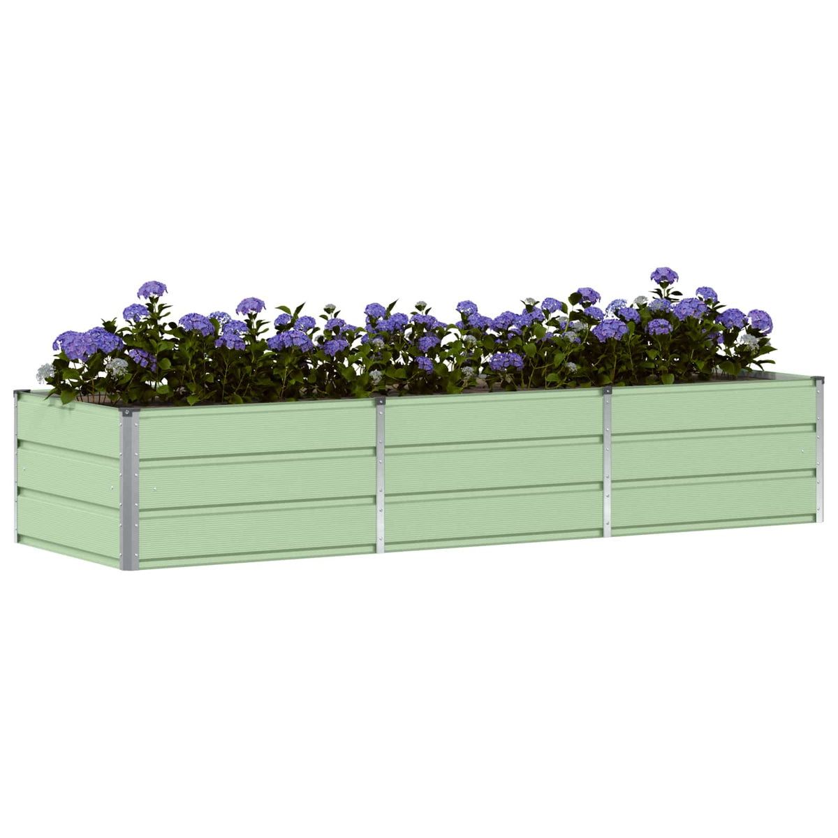 Vidaxx jardinière vert 240 x 80 x 45 cm acier
